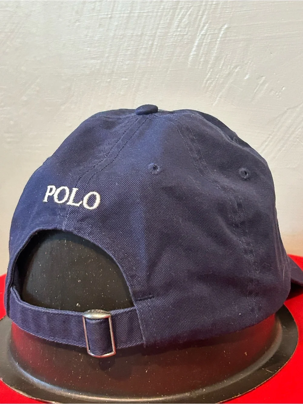 Polo by Ralph Lauren Navy Hat with Branded Label Paris 2024